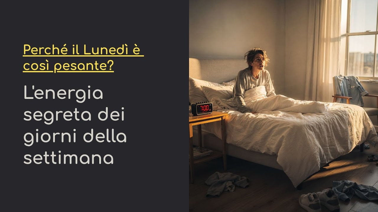 Non sei tu ad essere stanco: è il giorno sbagliato | Ritmi emotivi della settimana