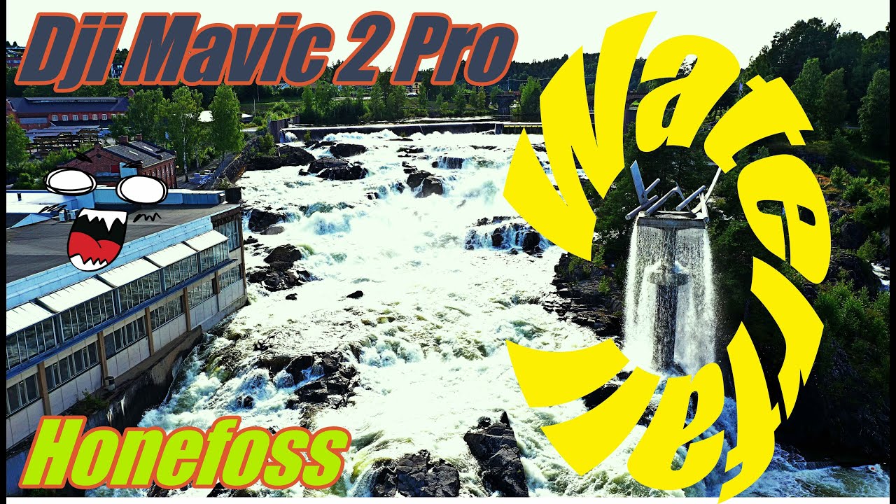 Dji Mavic 2 Pro - Waterfall - Honefoss Norway