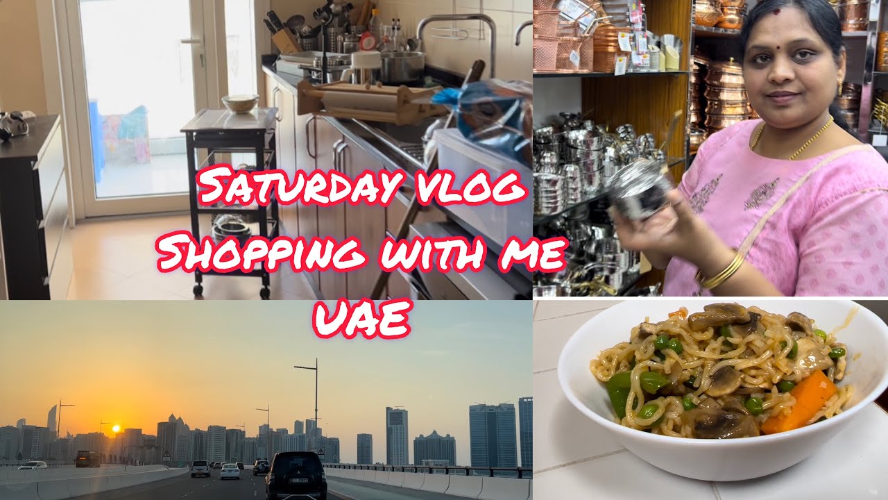 Weekend evening shopping Mina port cleaning cooking breakfast nice view from balcony in Tamil vlog