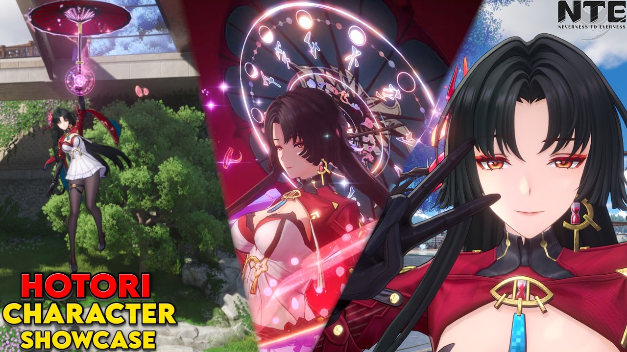 Hotori Character and Gameplay Showcase | Combat, Kit, Movement and Gameplay | Neverness to Everness