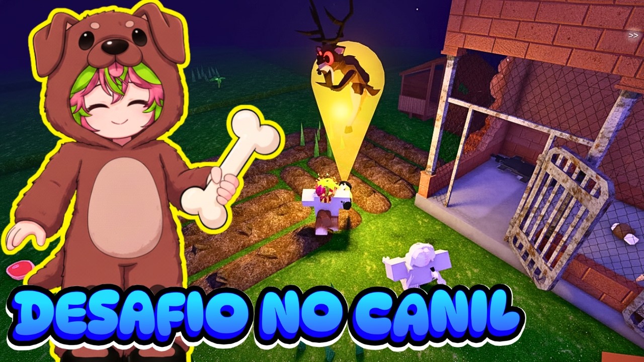 🐶🌳Sobrevivemos 99 NOITES  no CANIL um DESAFIO com os INSCRITOS #roblox  #99noitesnafloresta