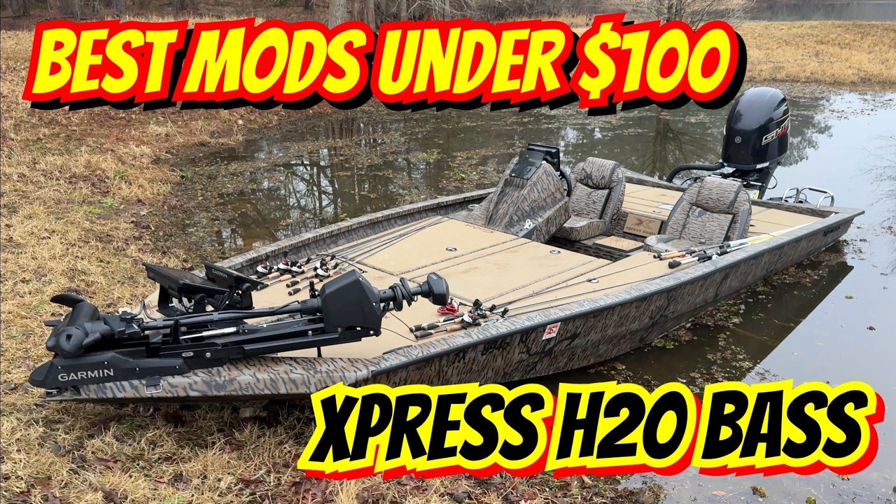 Easy Xpress H20 Bass Upgrades: недорогие самодельные модификации моей алюминиевой лодки для баса