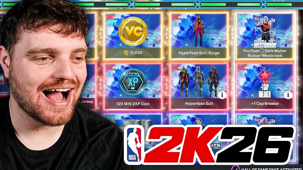 Я открыл все награды уровней 1-40 в 4 сезоне NBA 2K26 MyTEAM!!