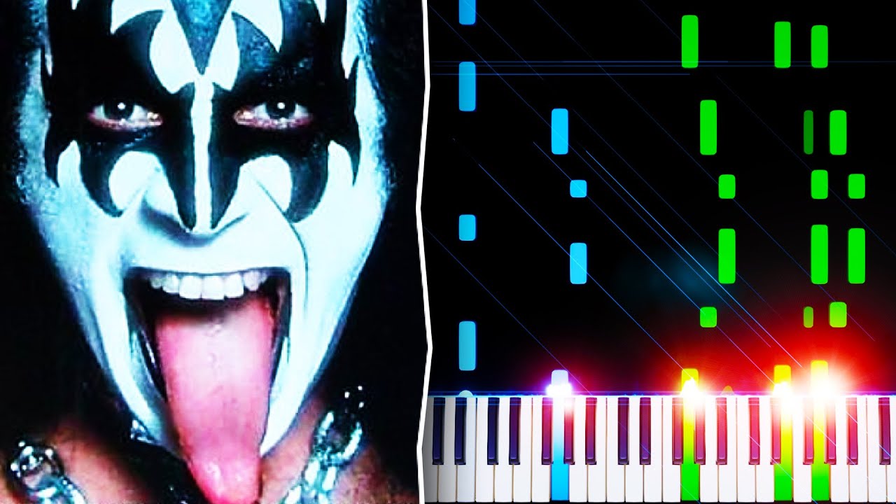 KISS - I Was Made For Lovin' You - Piano Tutorial
