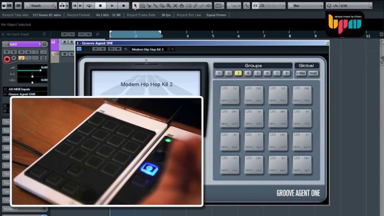 הדגמת הקונטרולר של סטיינברג - CMD PD - קורס לימודי CUBASE קיובייס במכללת BPM