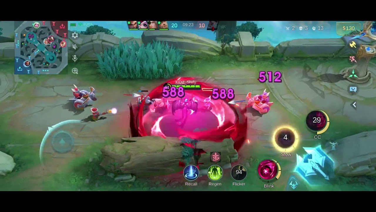 GAMEPLAY ALICE EXP KUAT LAWAN HERO TEBAL!! #mlbb #explaner 