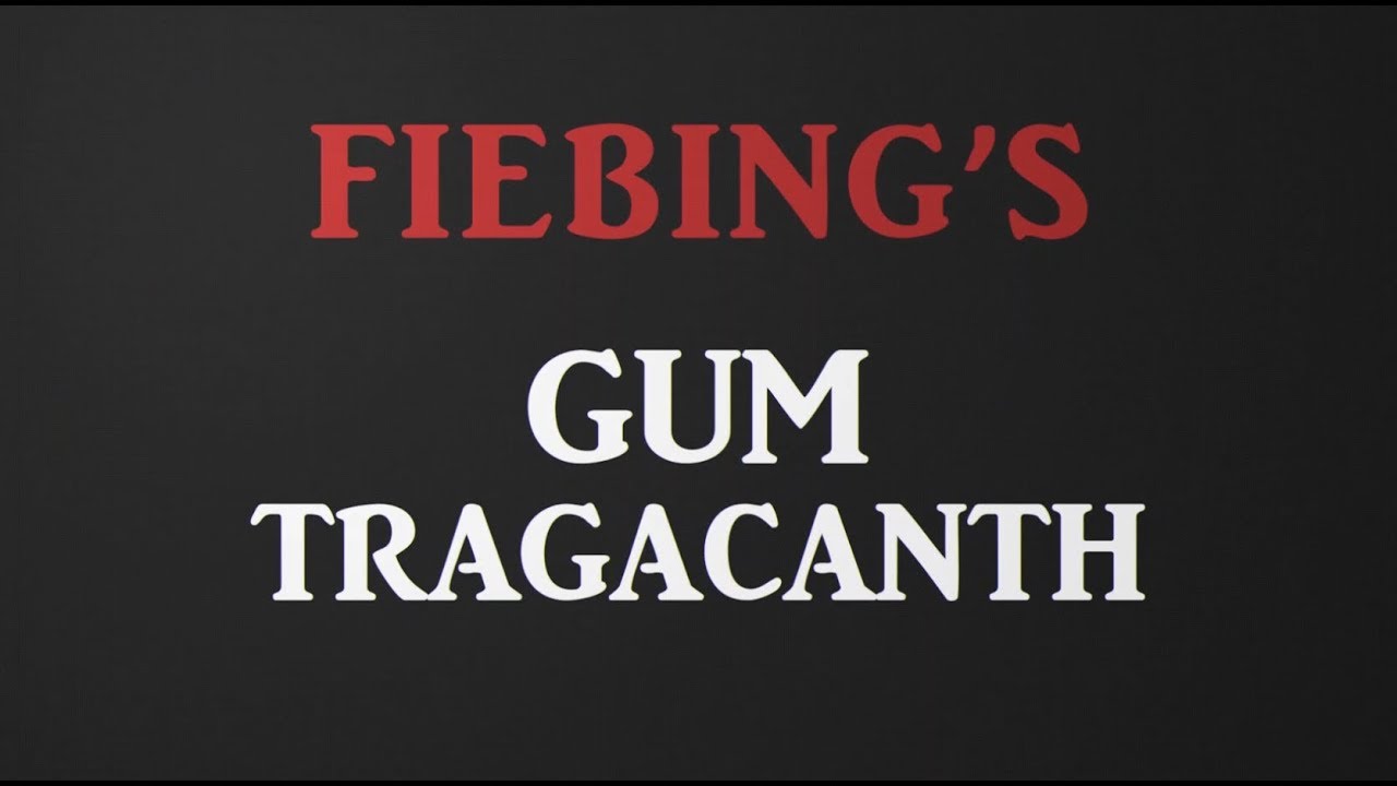 Fiebing's Gum Tragacanth How To Product Tutorial for Leathercraft