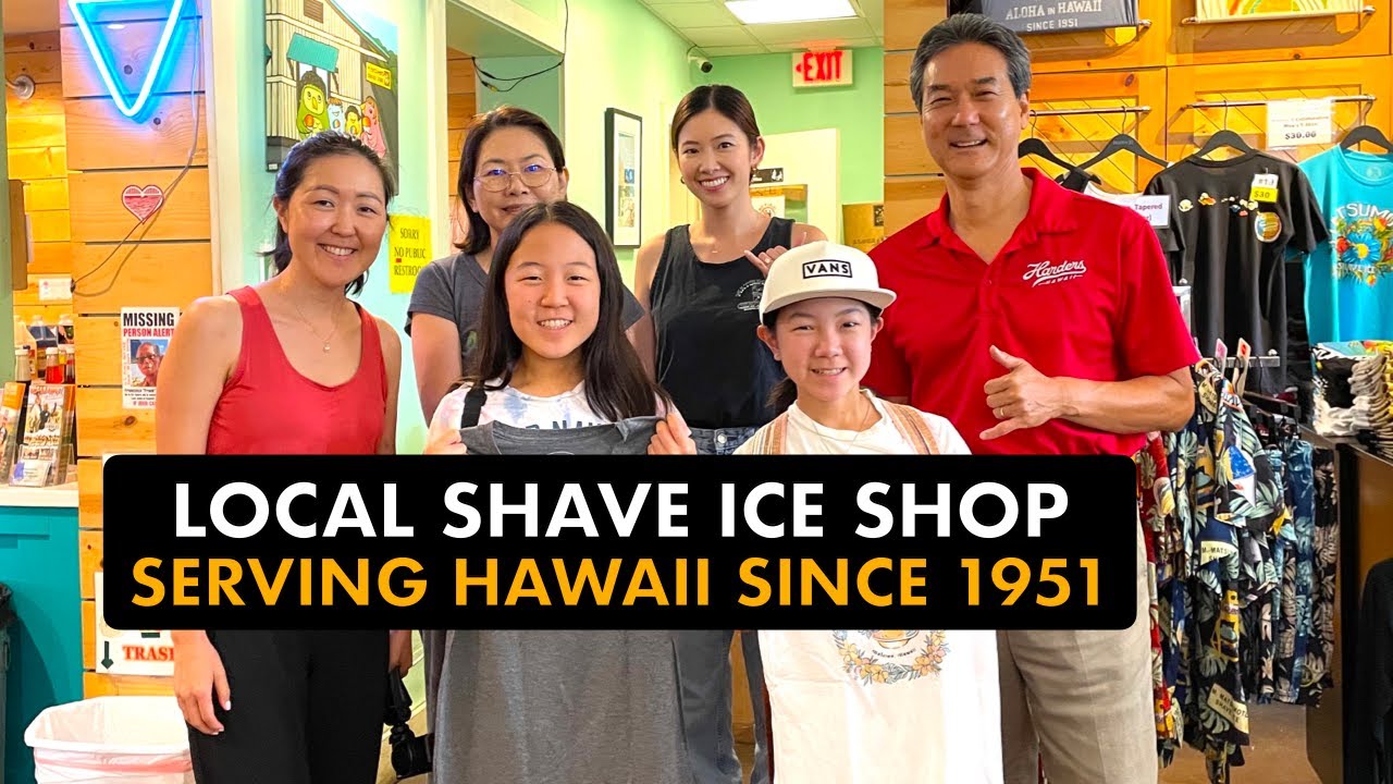 PLANTATION FAMILY SHAVE ICE SHOP//72 YEAR LONG HISTORY AND GOING STRONG