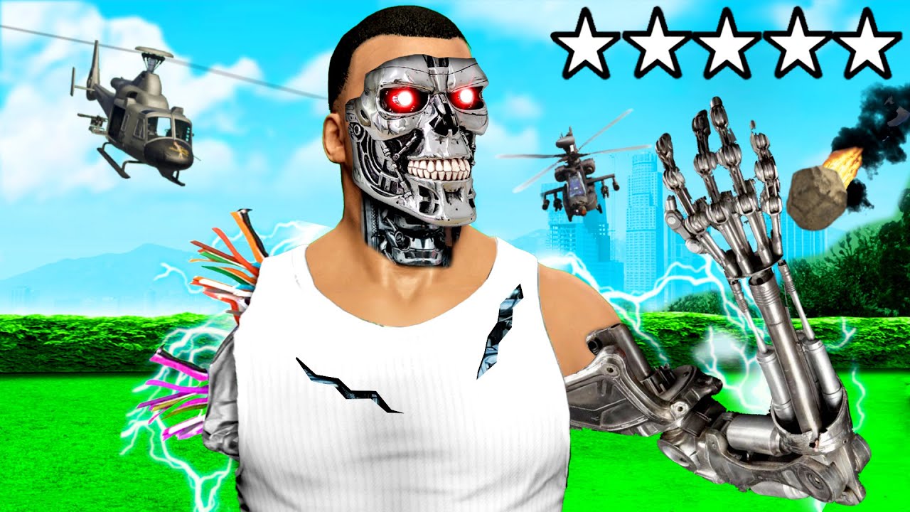 GTA 5 - FRANKLIN verwandelt sich in einen ROBOTER!!