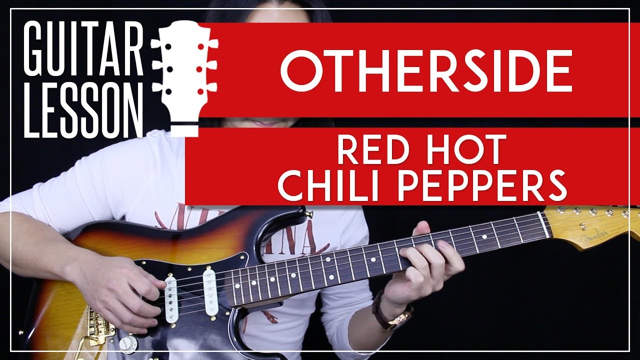 Otherside Guitar Tutorial - Red Hot Chili Peppers Guitar Lesson 🎸 |Solo + Tabs + Guitar Cover|