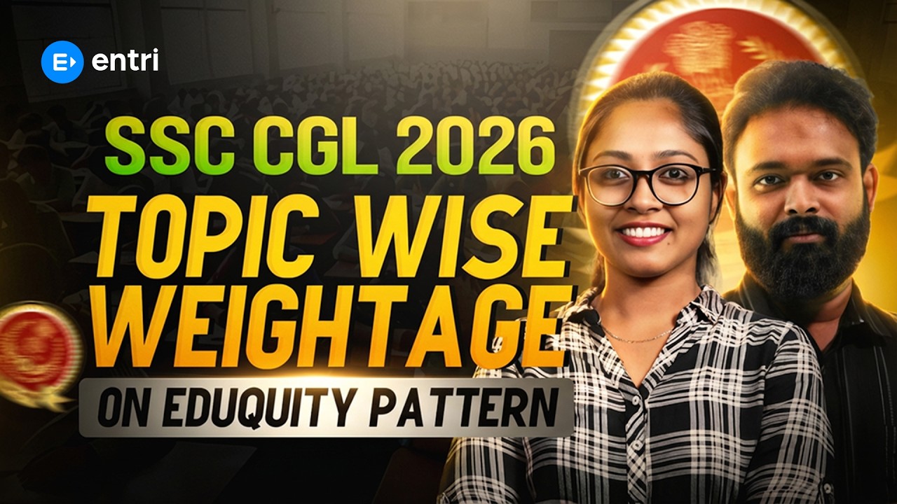 SSC CGL 2026  ഏത് Topic ന് എത്ര Weightage? | SSC CGL TOPIC WISE WEIGHTAGE