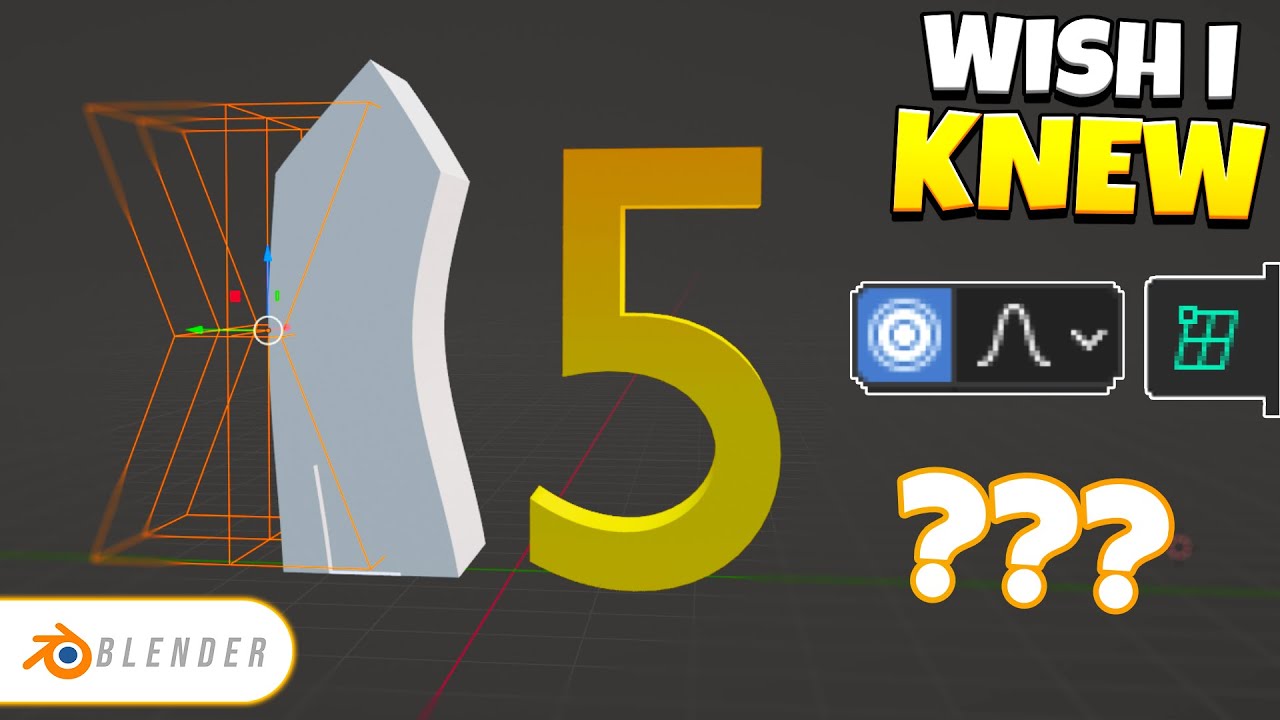 5 инструментов Blender, о которых я хотел бы знать, когда начинал работать в Blender...