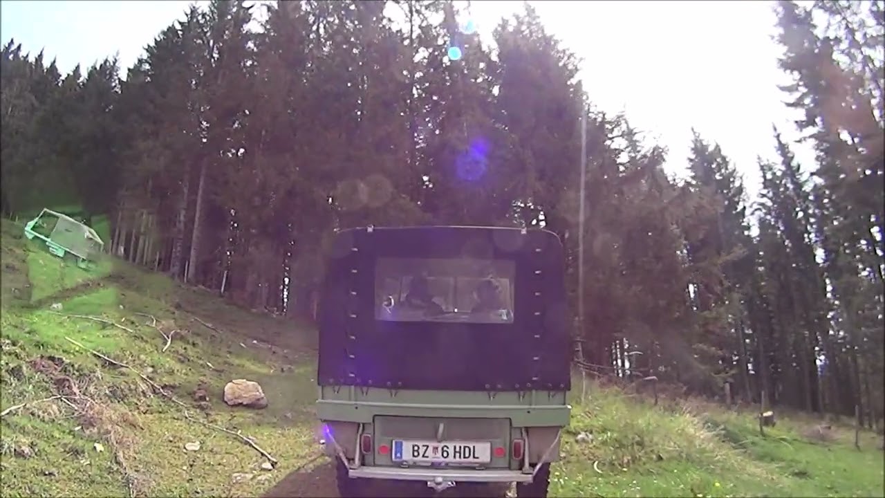65 Jahre Steyr Puch Haflinger Teil 1 Tag 2