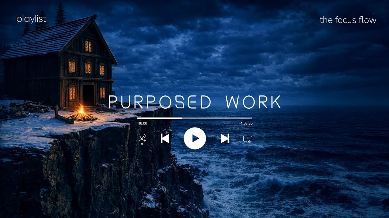 Deep Work Music for Study | Coastal Calm & Flow State