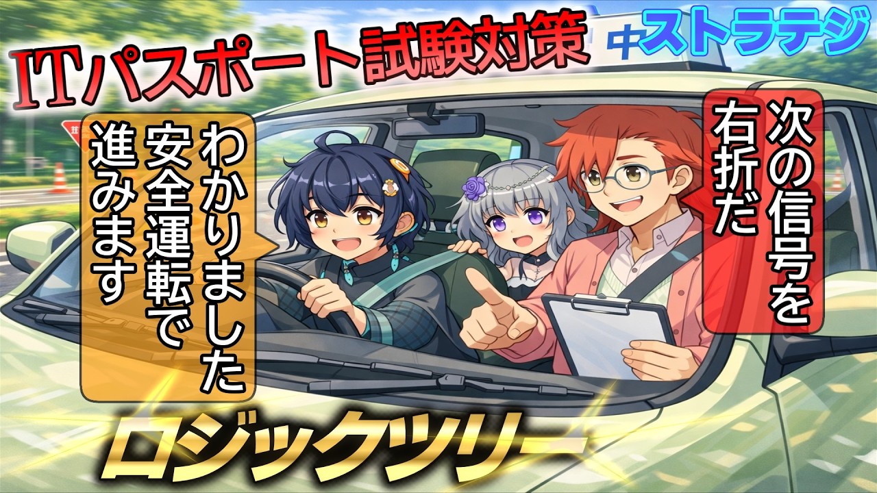【アニメ】　ITパスポート試験対策　『ロジックツリー』とは