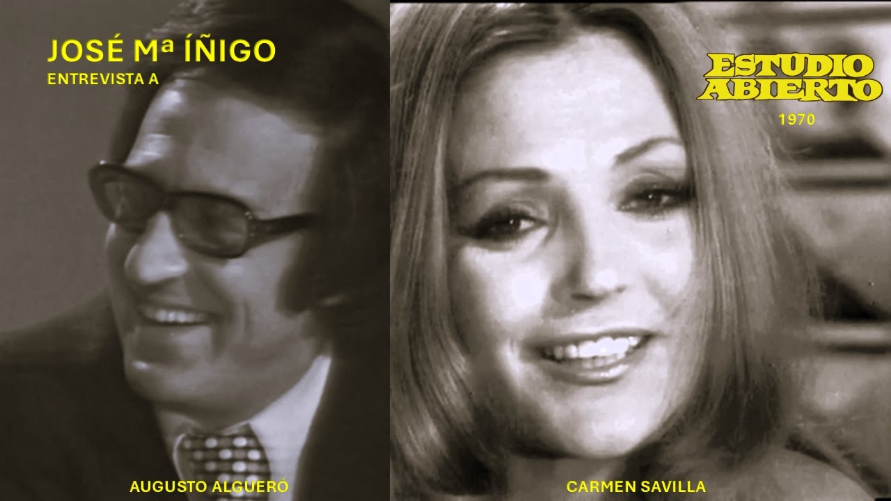 1970 Carmen Sevilla y Augusto Algueró en Estudio Abierto