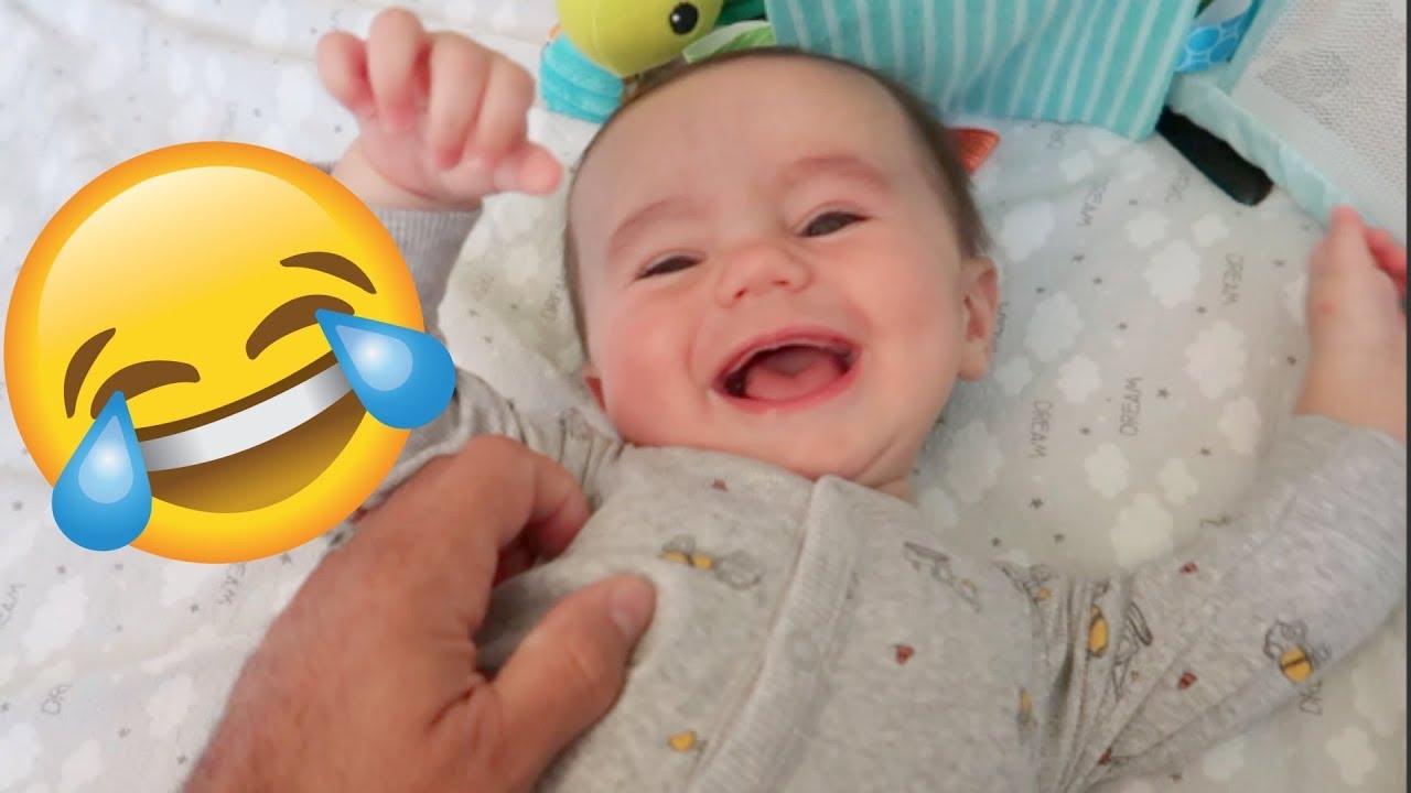 Baby Laughing at Tickles | ThePlusSideOfThings