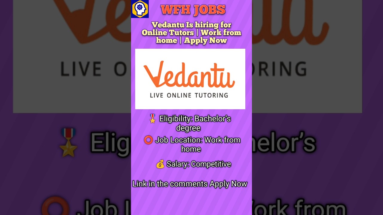 Online teaching jobs | Work from home | vedantu #workfromhomejobs #degreejobs #btechjobs #jobs