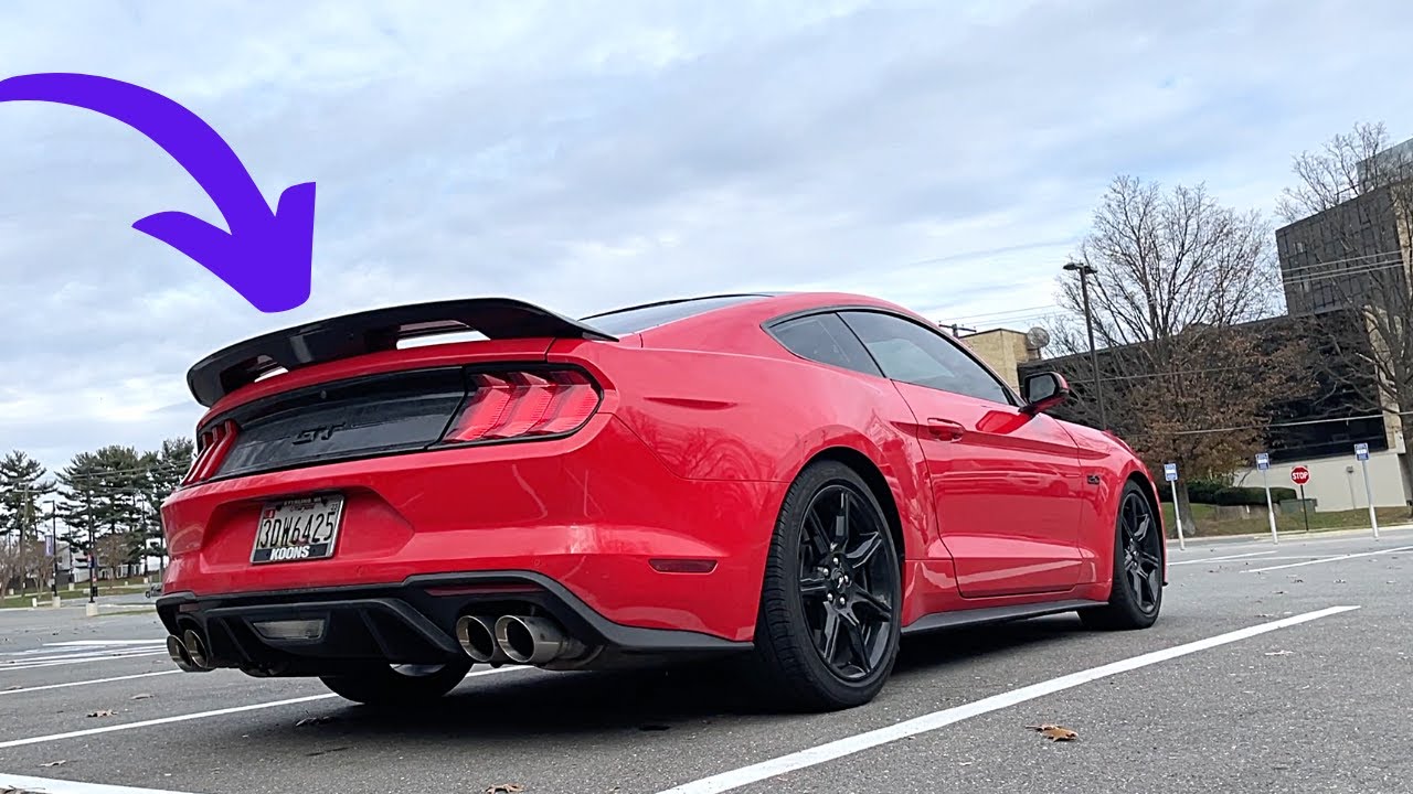 INSTALLING The GT500 Spoiler on My Mustang! Looks So AGGRESSIVE!