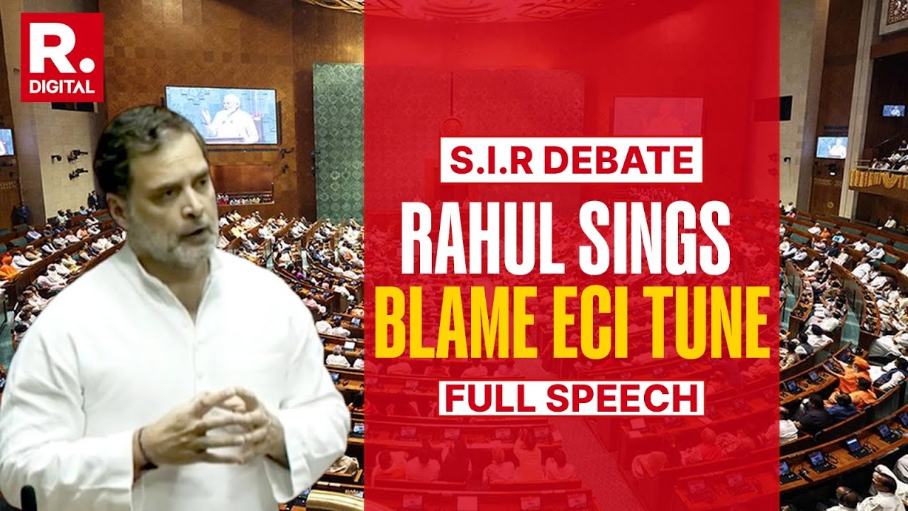 Rahul Gandhi Debates Electoral Reforms in Parliament | SIR | Winter Session