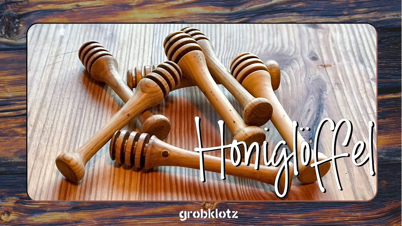 Honiglöffel selbstgedrechselt 🍯