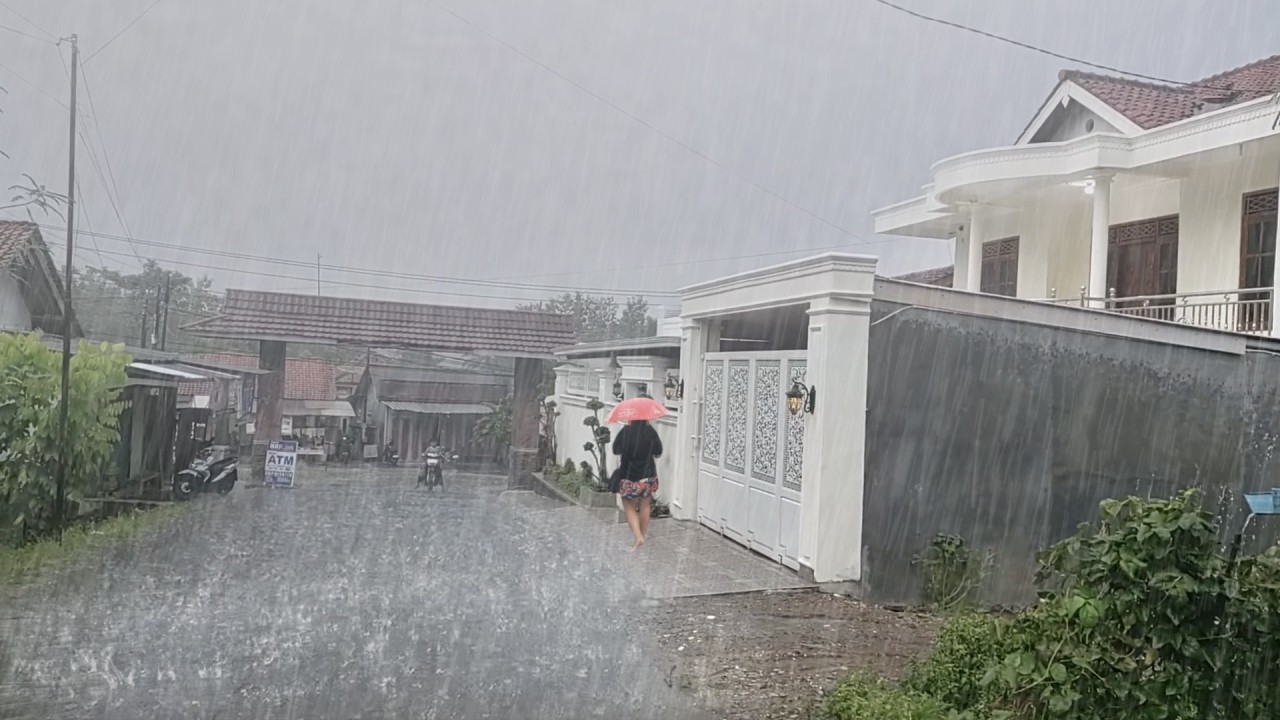МОЖЕТЕ ЛИ ВЫ ПРОЙТИ ЭТО? ⛈️ В Деревне проливной дождь и сильный ветер | Преодолеть бессонницу
