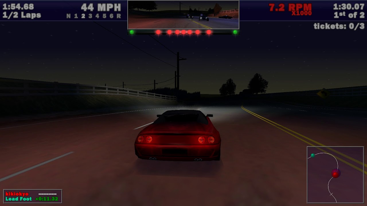 Need for Speed III: Hot Pursuit - Hometown (F355 F1 Spider)