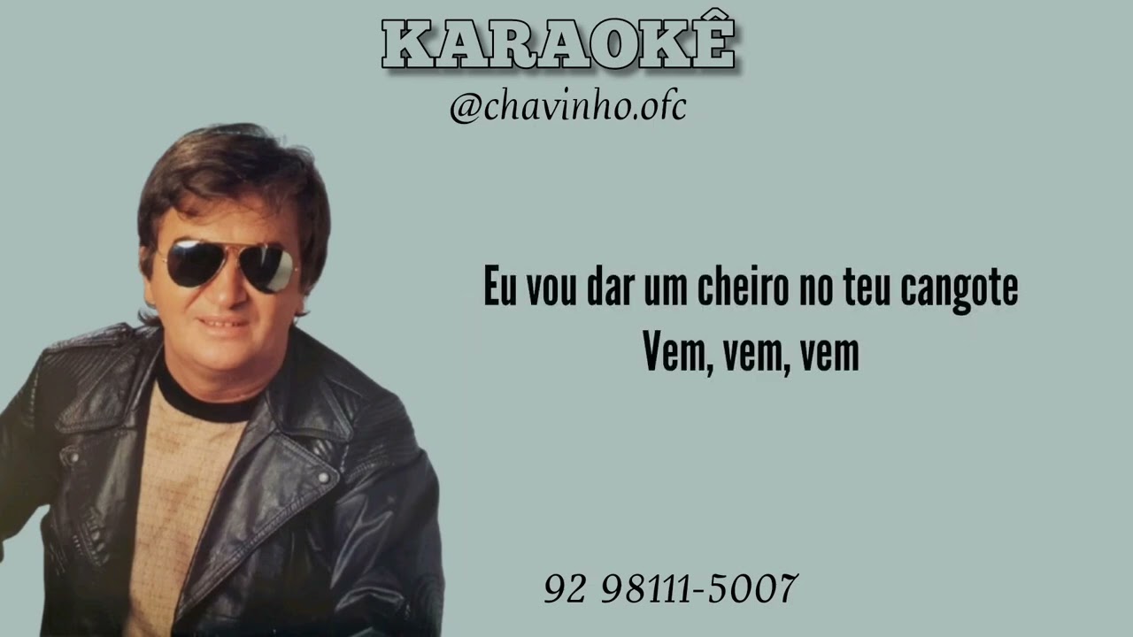 ALÍPIO MARTINS - CHEIRO NO CANGOTE = KARAOKÊ (Playback Original) com backing-vocal