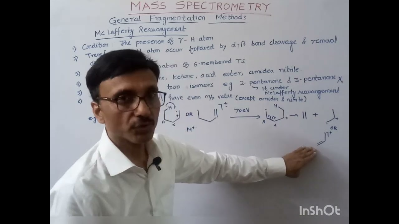 Mass Spectrometry: Mc Lafferty  Rearrangement and Mc Lafferty +1 rearrangement