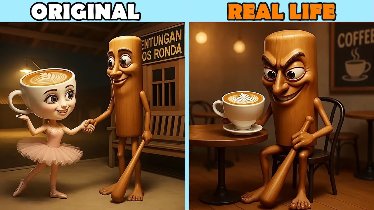 Brainrot memes when they eat each Other | Brainrot Original vs Real life | Brainrot Animation