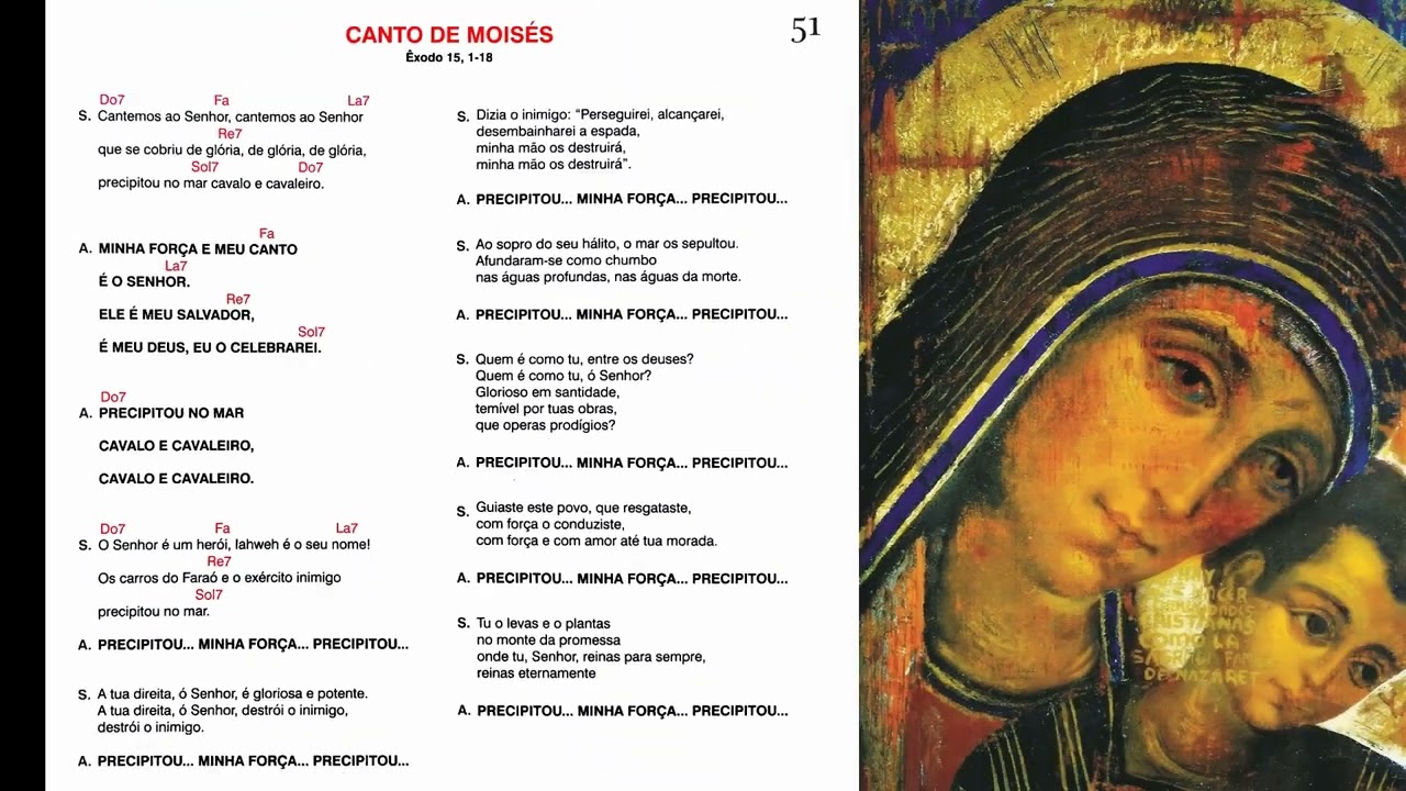 CANTO A MOISÉS - Êxodo 15, 1-18