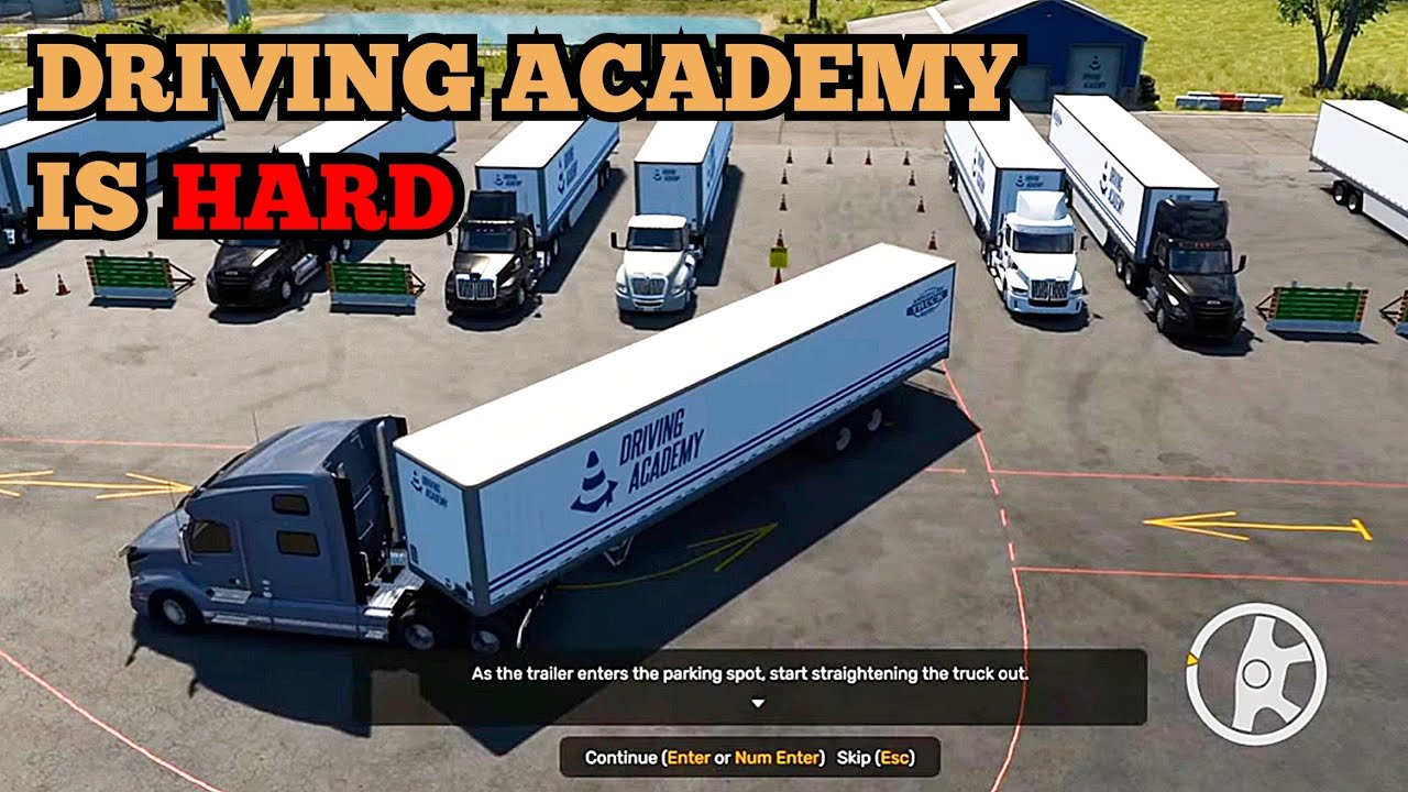 American Truck Simulator Update 1.52 DRIVING Academy