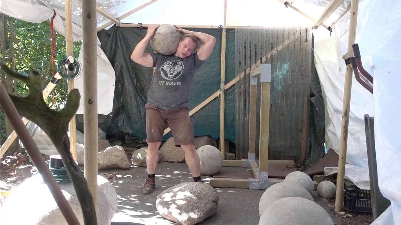 Stone-Lifting Workout - Steine-Heben macht stark