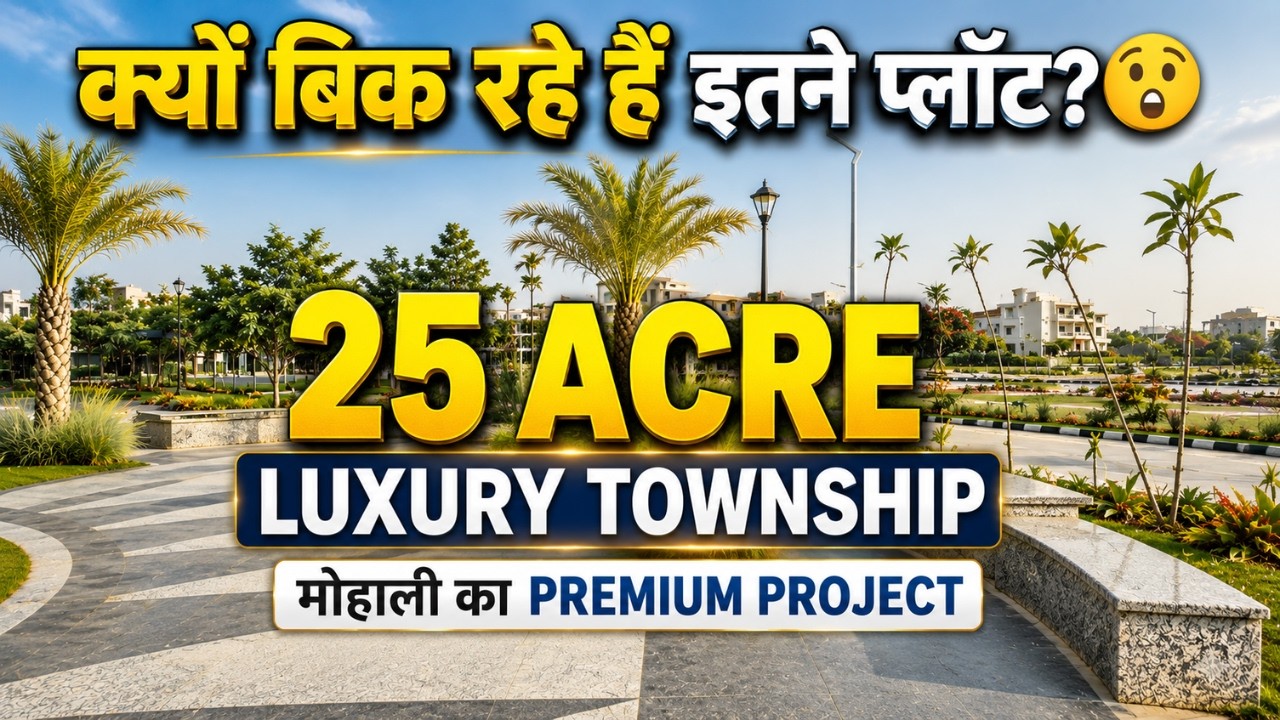 मोहाली में 25 Acre Premium Project | GMADA & RERA Approved प्लॉट्स | Near 200 Ft Road
