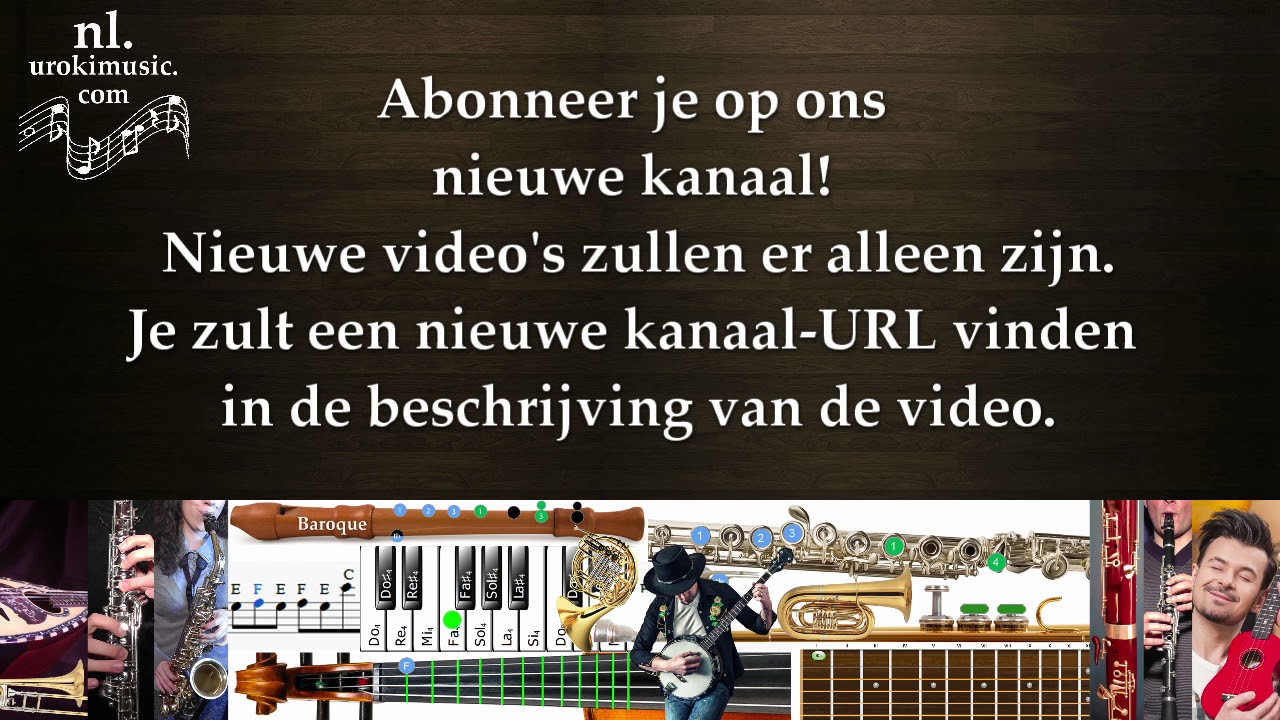 Abonneer je op ons nieuwe kanaal! Nieuwe video's zullen er alleen zijn