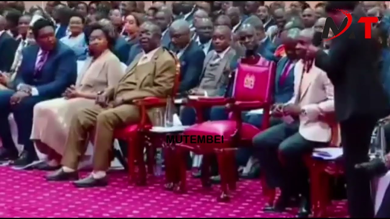 YOU MUST MENTION IT NOW!DRAMA AT KICC AS PRESIDENT RUTO AND CECIL MBARIRE CLASH OVER 2/3 GENDER RULE