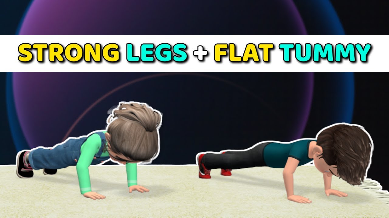 STRONG LEGS + FLAT TUMMY: BALANCED CORE EXERCISES FOR KIDS