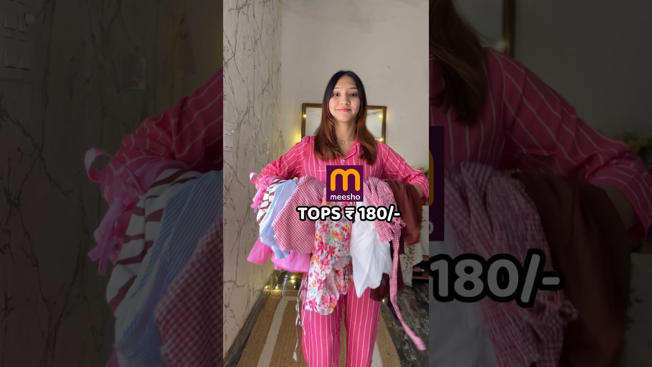 Comment &ldquo; AA&rdquo; for link 🔗 💖 #meesho #meeshohaul #meeshofinds #tops #meeshotops