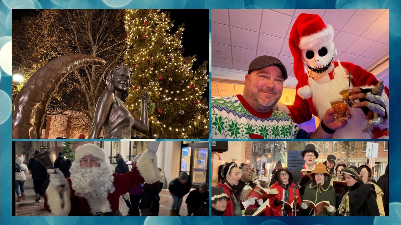 Salem Massachusetts Christmas Tree Lighting & Santa’s Arrival 2023- D Tour 303 11/24/23