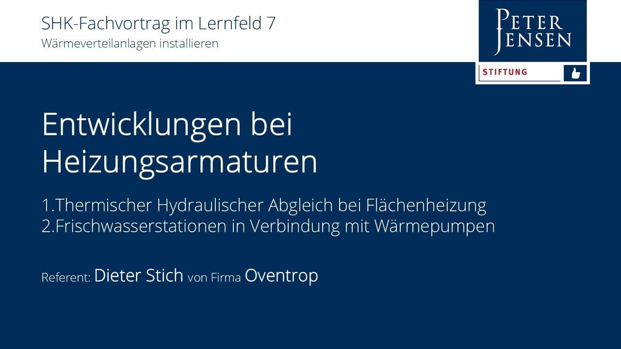 SHK-Lernfeld 7 mit Oventrop Neuheiten & Trends 2024