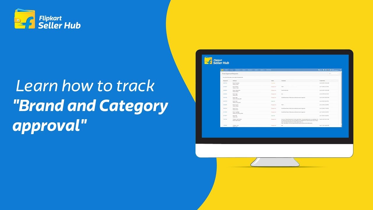 How to track Brand and Category Approval | Step by Step Guide by Flipkart - English