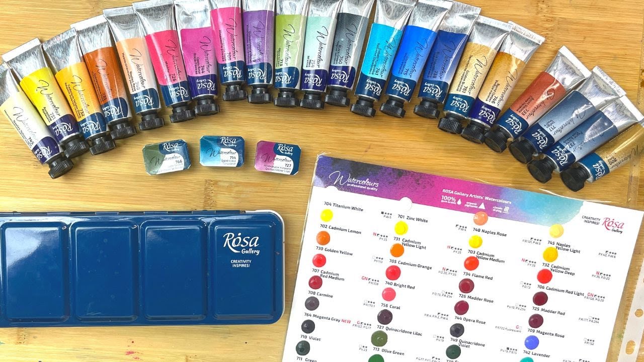 Art Haul - Making the most of your watercolour palette - Rosa Gallery