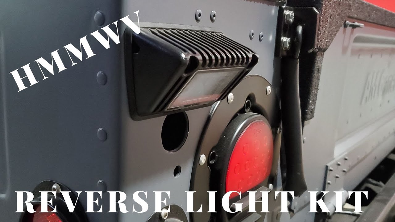 HMMWV Reverse light kit Installation Black Dog Customs