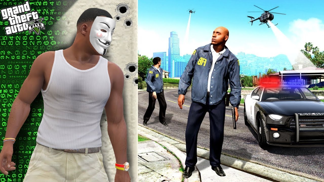 Franklin Hacked Everone To Save Shinchan in GTA 5 !