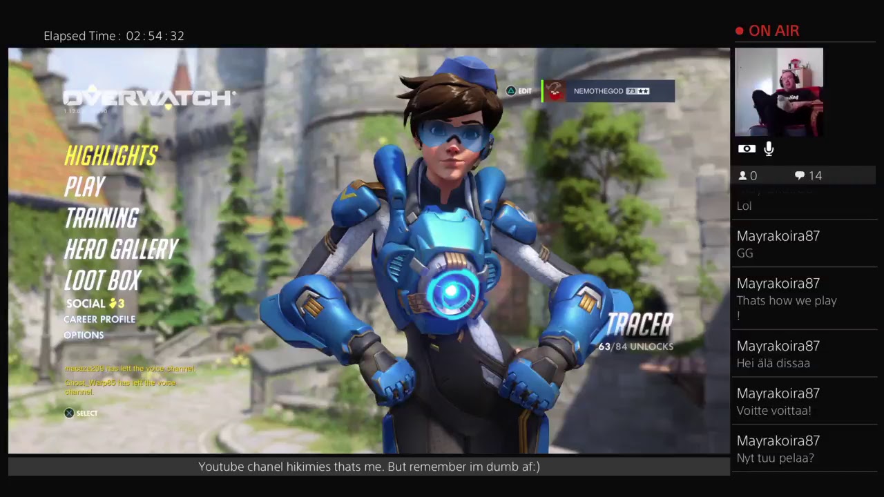 nemothegod's Live overwatch comp, season 5 bs. Only playing zaria, lets see if i can carry:)