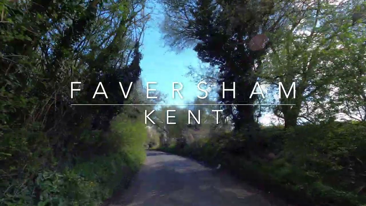 4K Faversham (Kent, UK) Car Drive