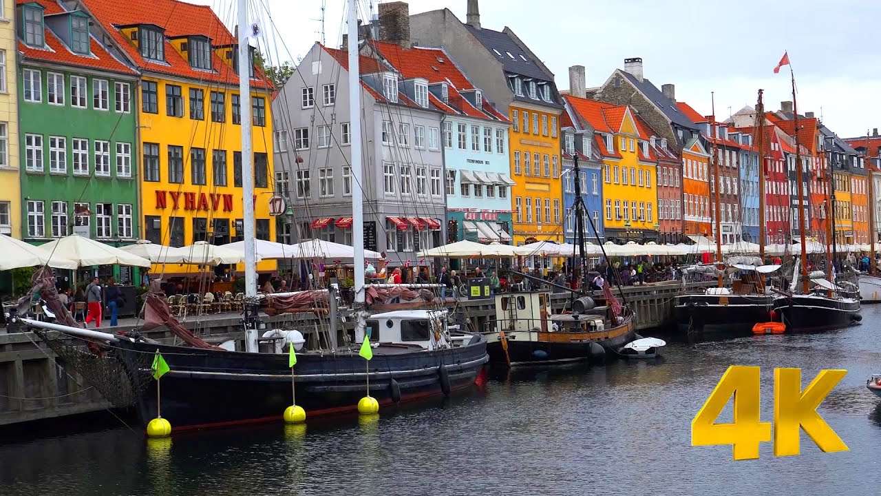 Copenaghen in bici 4K