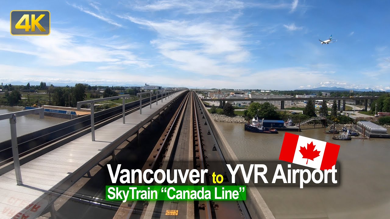 SkyTrain Ride | The 'Canada Line' from Vancouver Waterfront to YVR Airport