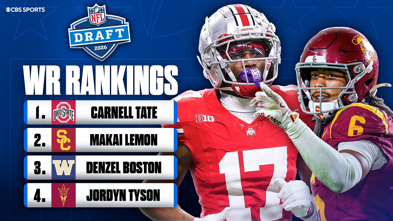 Ranking the TOP 5 best WRs in the 2026 NFL Draft ✅