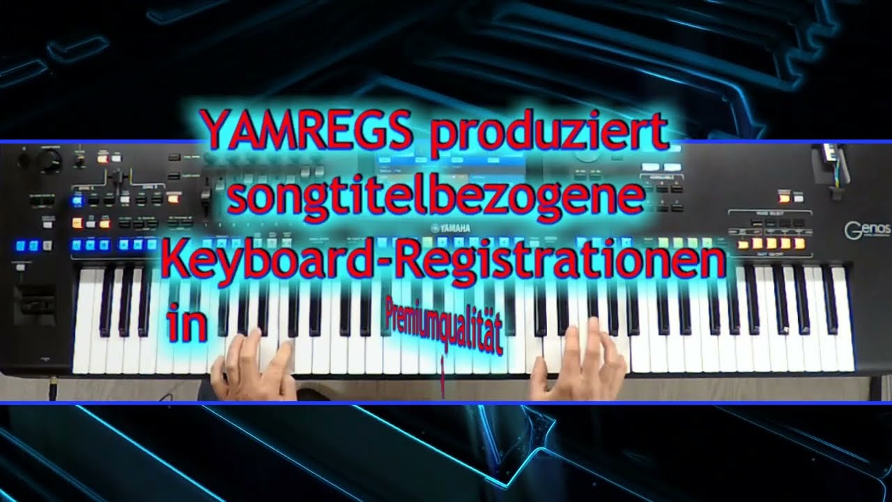 Keyboard-Coversong BELIEVE (Cher) auf Yamaha Genos --- ! Das 50. YAMREGS ! Jubiläums-Soundknaller !